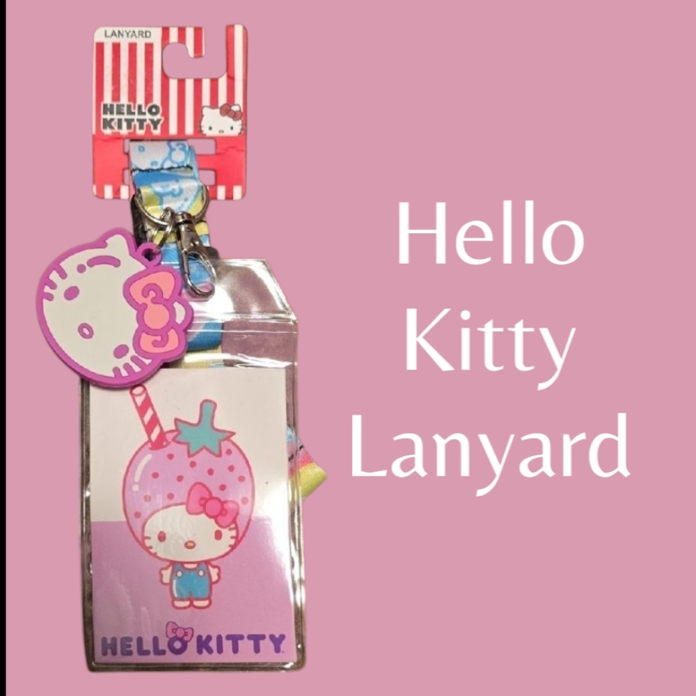 Hello Kitty Lanyard with ID Holder